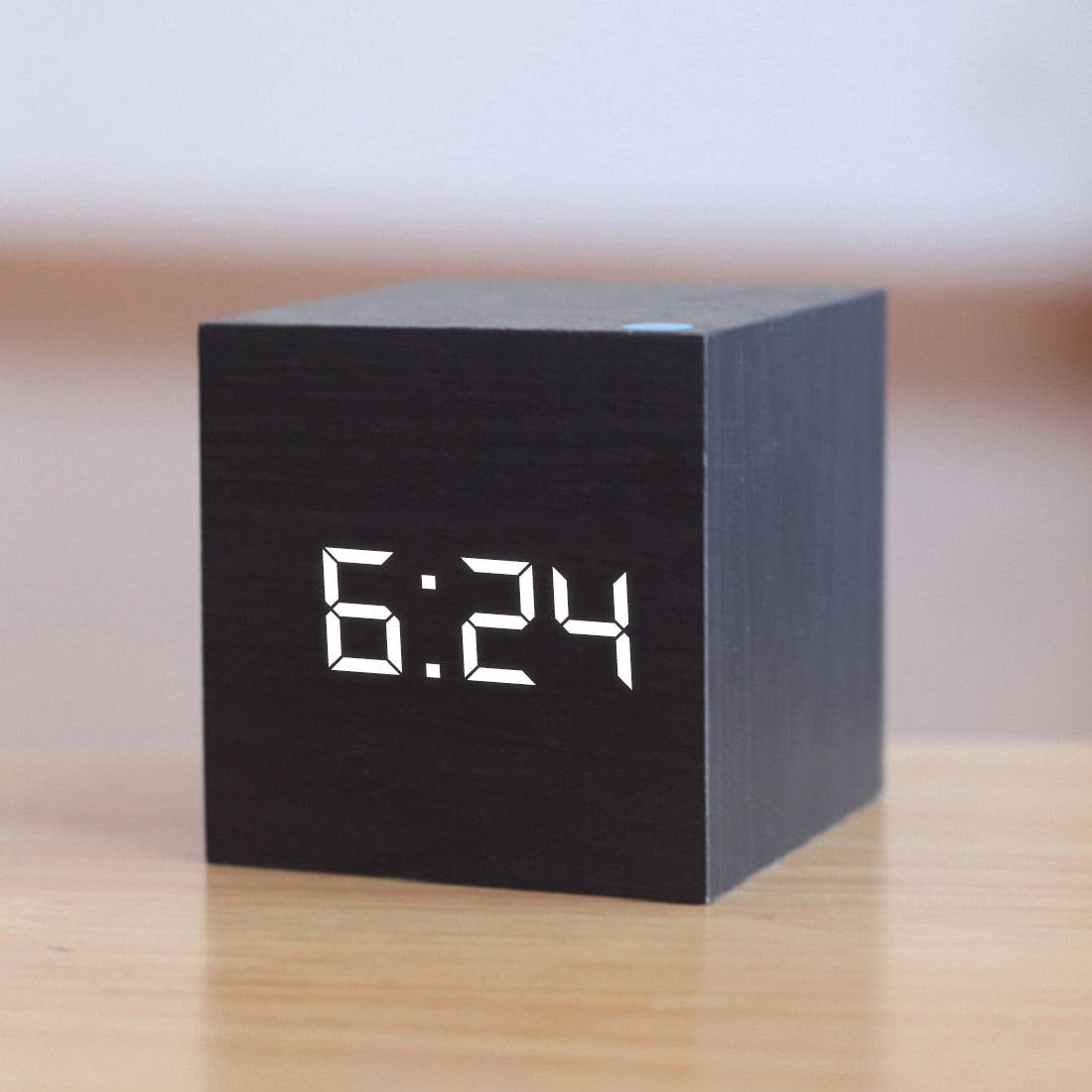 Bedside Alarm Clock LED Display & Temperature