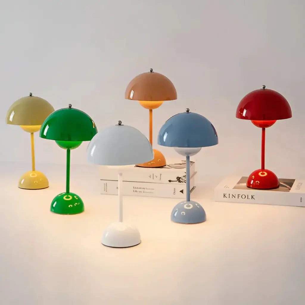 Bedside Lamp Dimmable Single Button Nordic Design