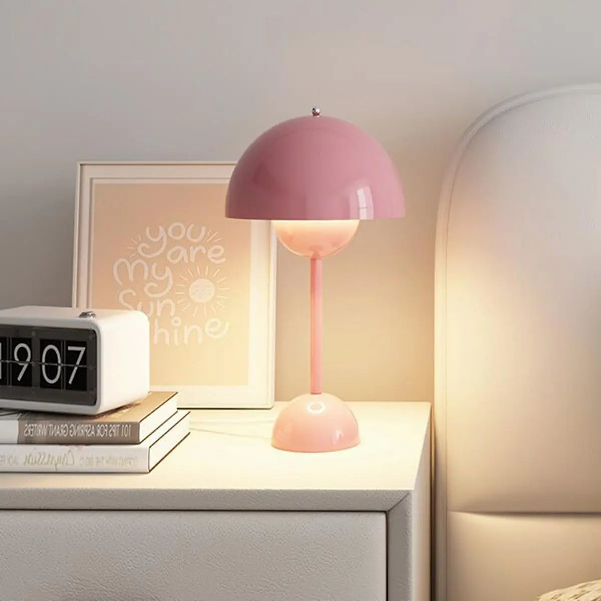 Bedside Lamp Dimmable Single Button Nordic Design