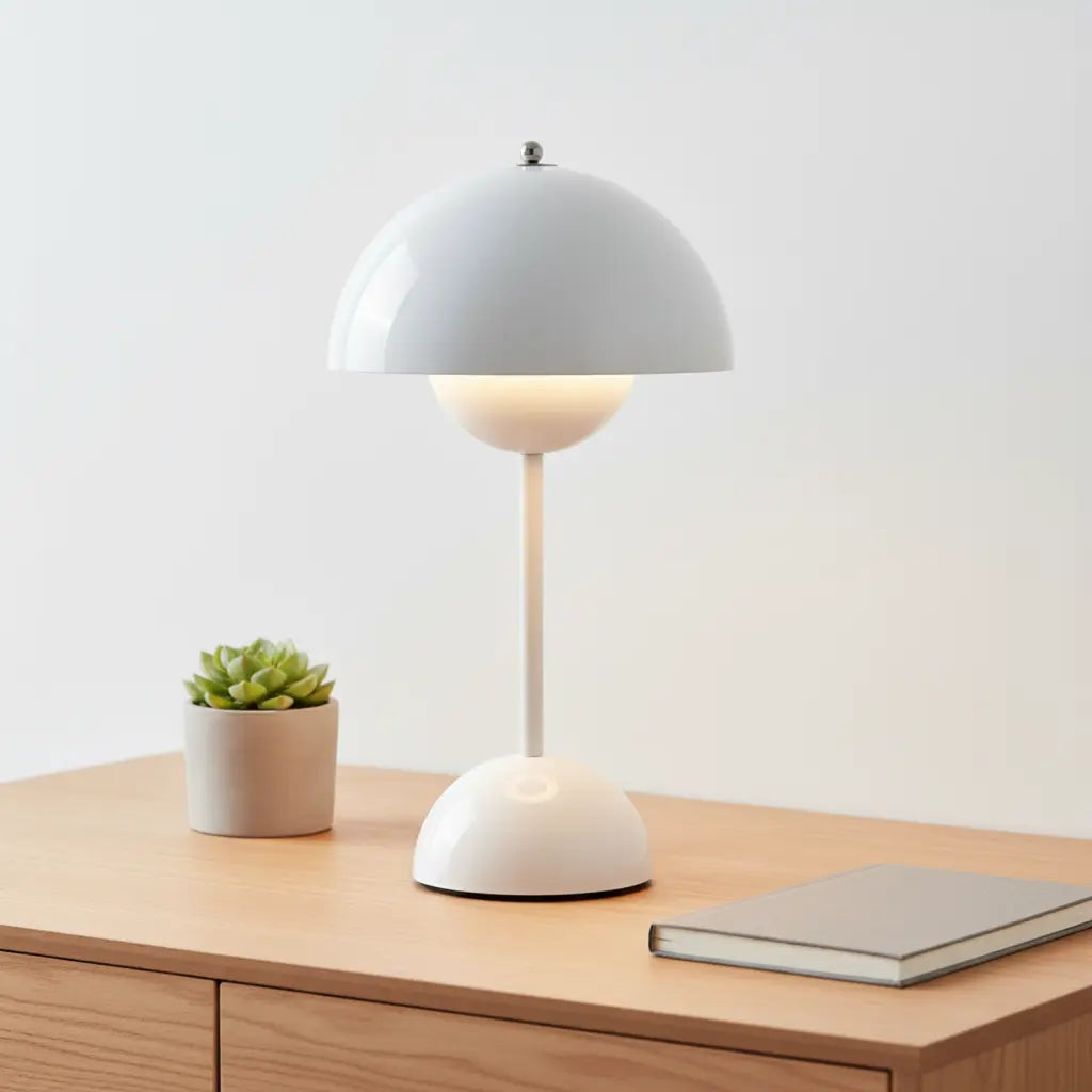 Bedside Lamp Dimmable Single Button Nordic Design