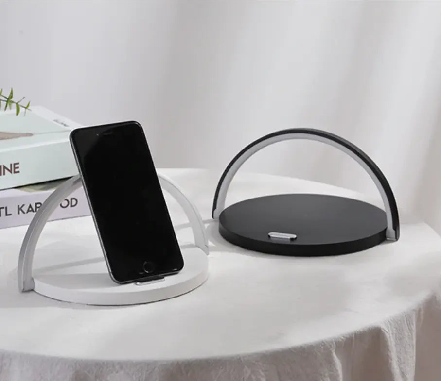Bedside Lamp Qi Wireless Charging Touch Dimmer Foldable