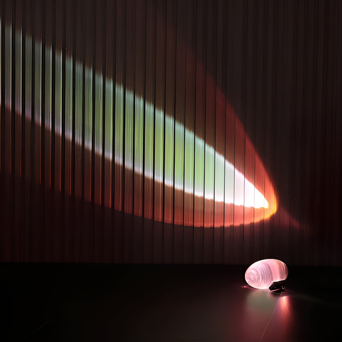 Bedside Lamp Warm Ambient Light Clear Glass
