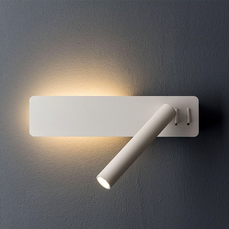 Bedside Wall Light Swiveling LED Dual Switches