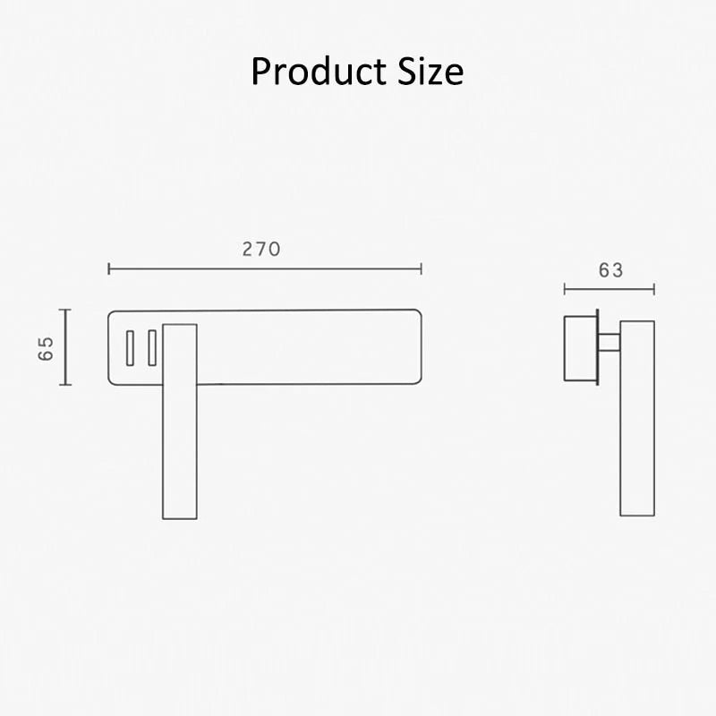 Bedside Wall Light Swiveling LED Dual Switches