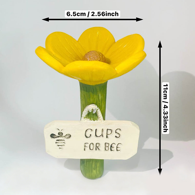 Bee & Butterfly Waterer Shallow Resin Bowl Stake
