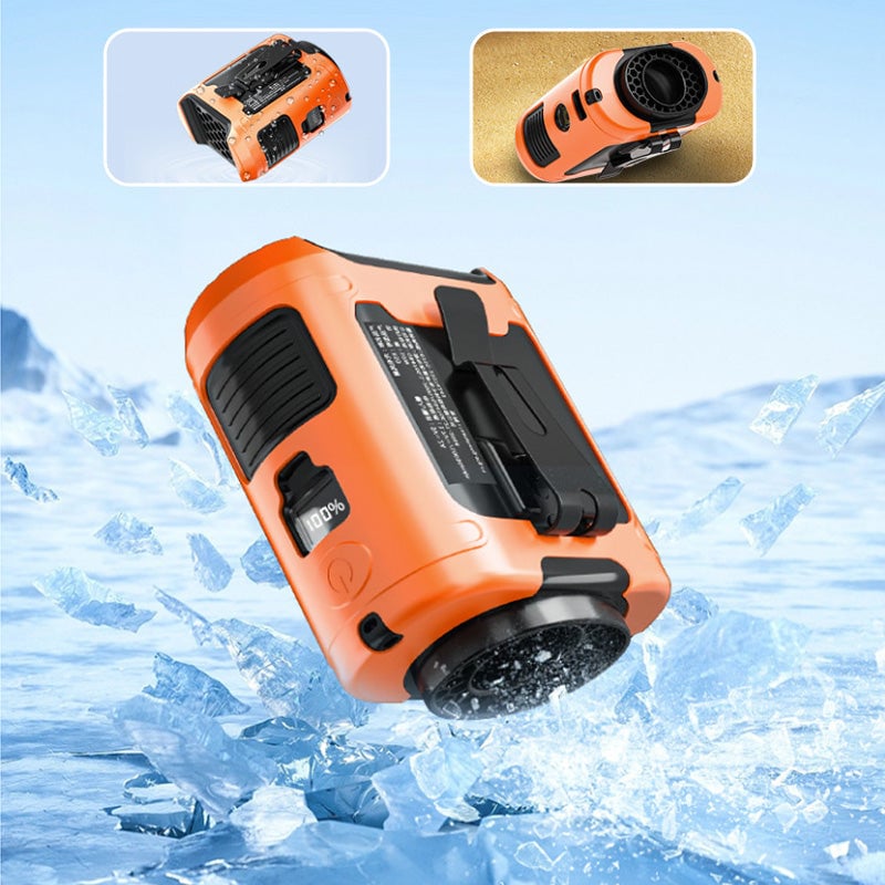 Belt Fan Hands-Free USB Rechargeable Adjustable Speeds