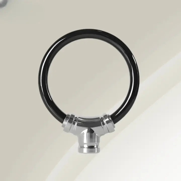 Bicycle Cable Lock Reinforced Steel Cable & Metal Housing Key-Operated