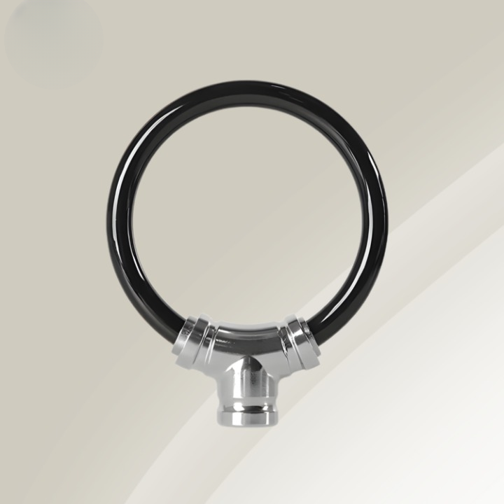 Bicycle Cable Lock Steel Coated Key Operated Compact