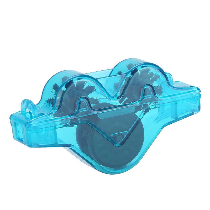 Bicycle Chain Cleaner Transparent Blue Set of 2