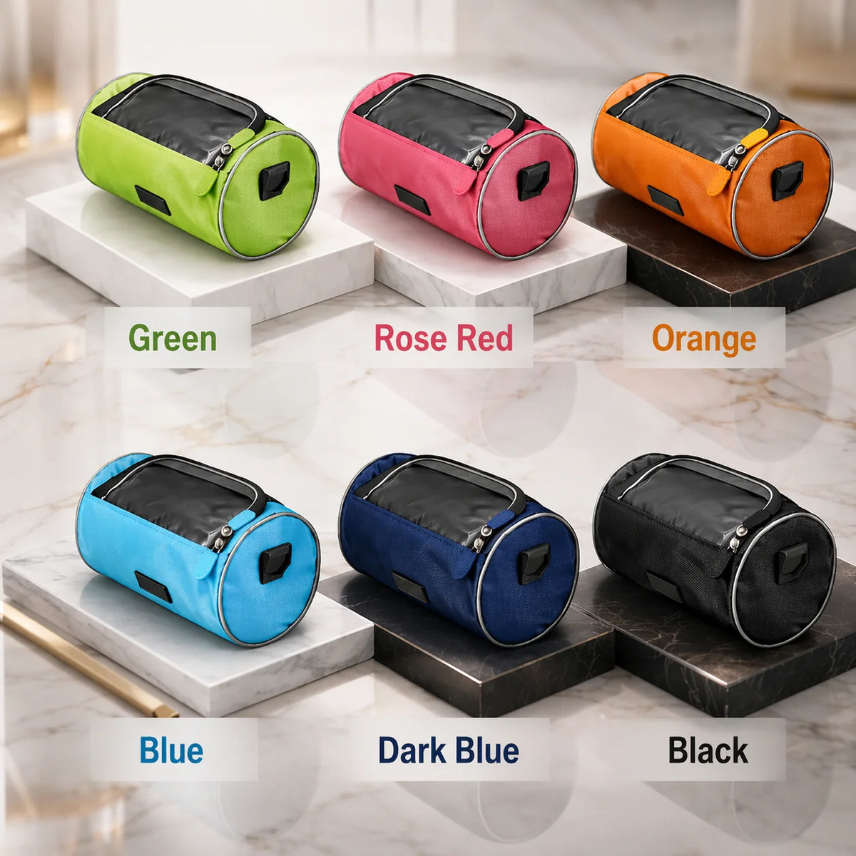Bicycle Handlebar Bag Touchscreen Window & Water-Resistant