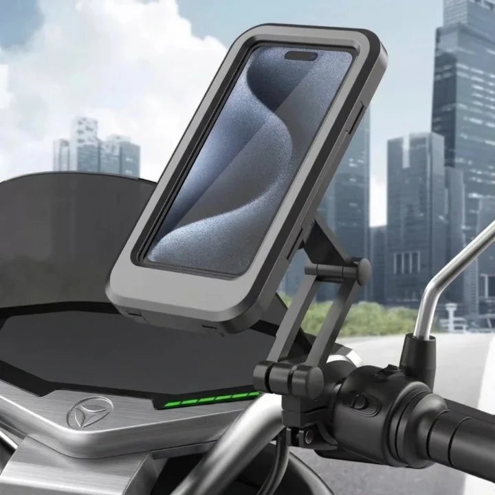 Bicycle Phone Mount Waterproof Touchscreen 360° Swivel