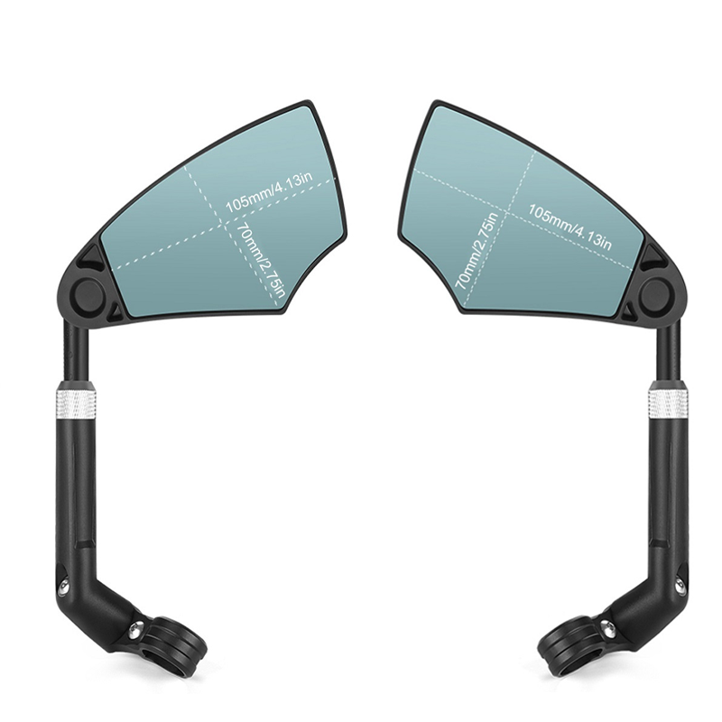 Bicycle Rearview Mirror 180° View & 360° Rotation