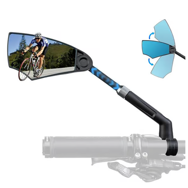 Bicycle Rearview Mirror 180° View & 360° Rotation