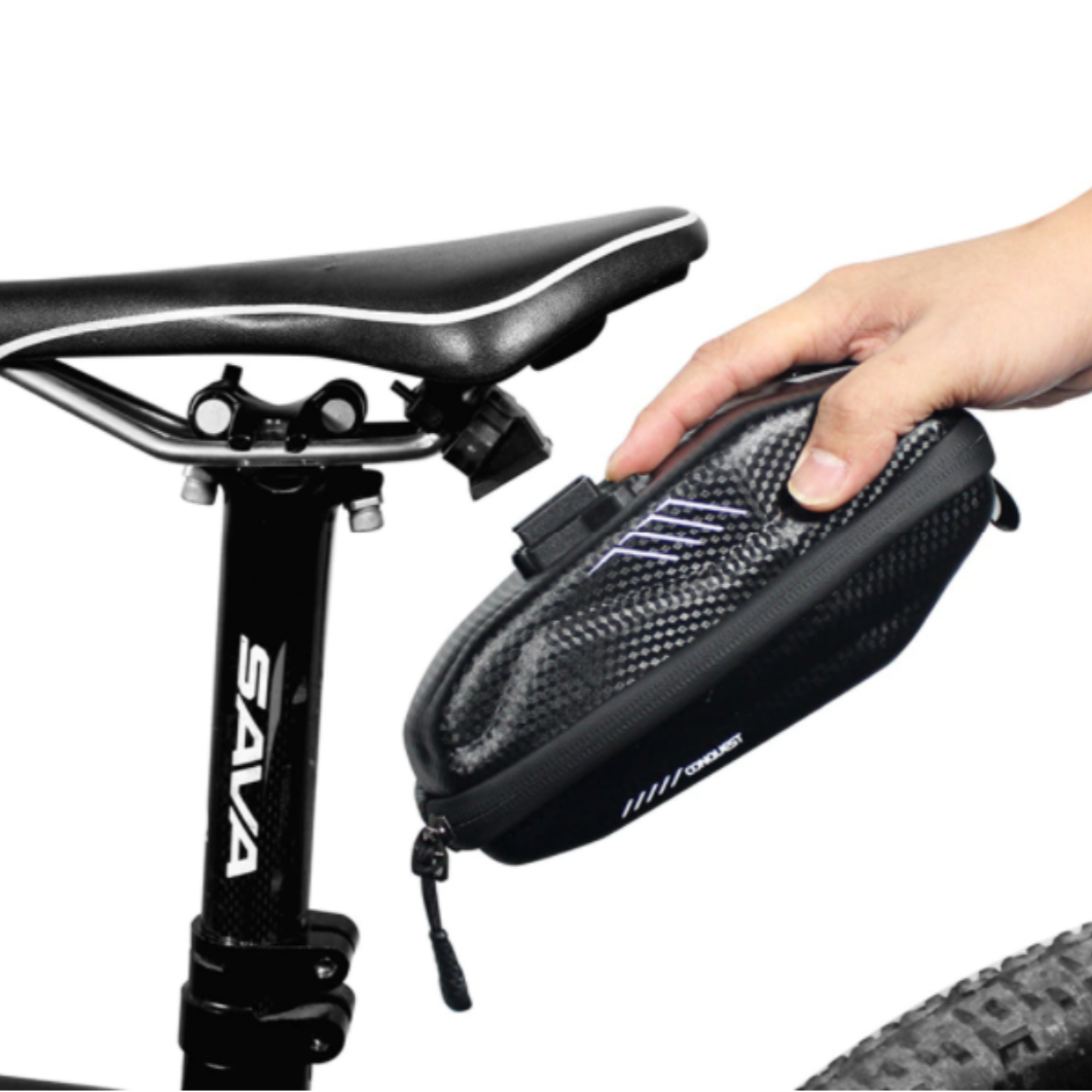 Bicycle Saddle Bag Quick-Release Mount Waterproof 1.5L