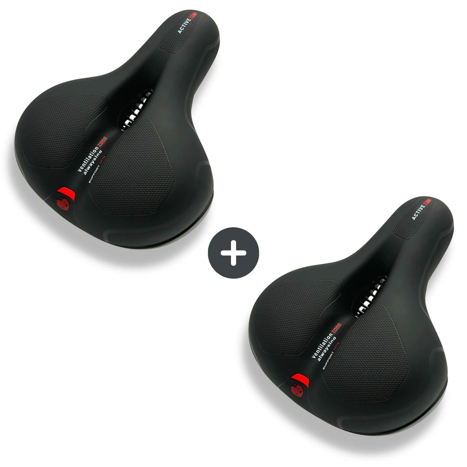 Bicycle Saddle Ergonomic Memory Foam Shock-Absorbing & Breathable
