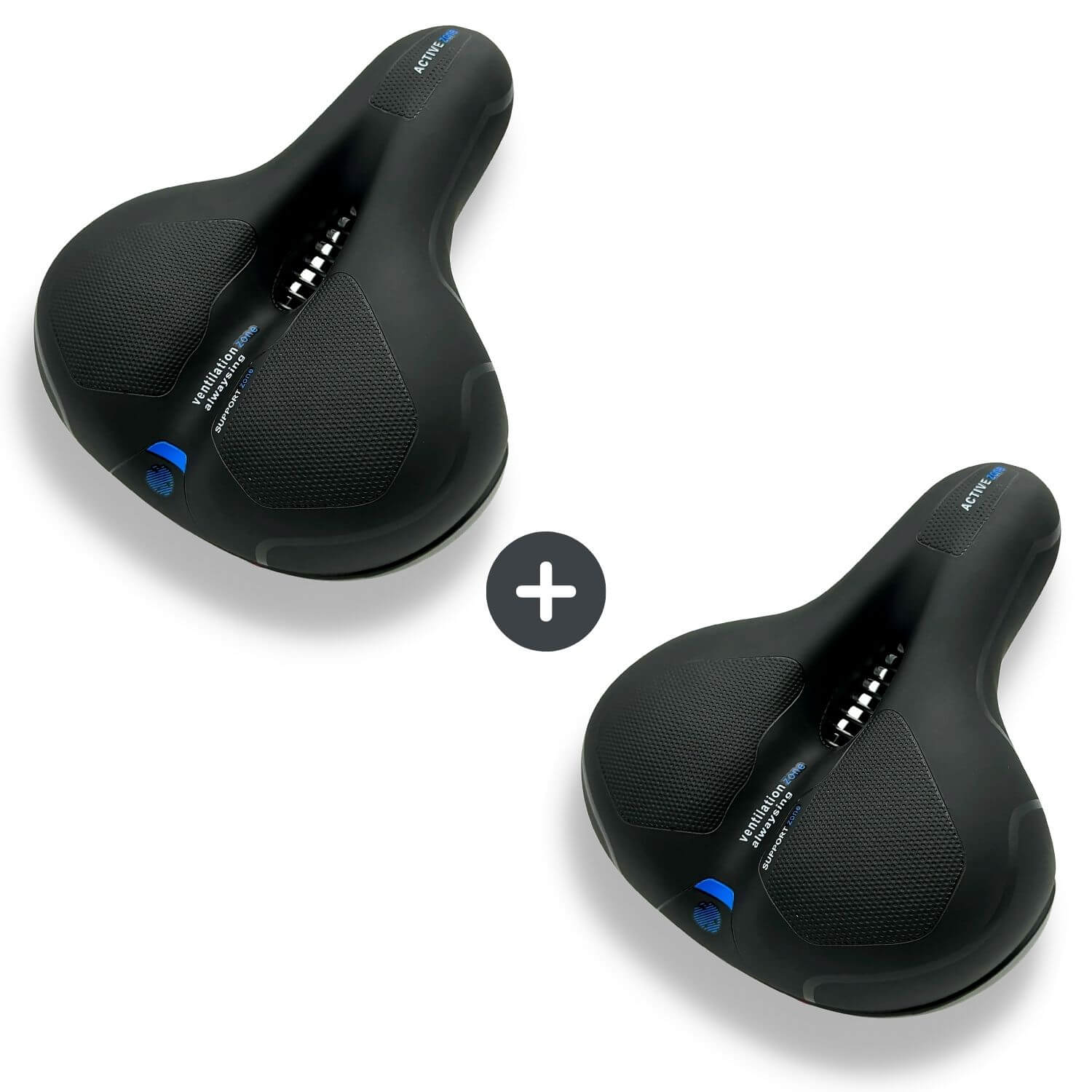 Bicycle Saddle Ergonomic Memory Foam Shock-Absorbing & Breathable