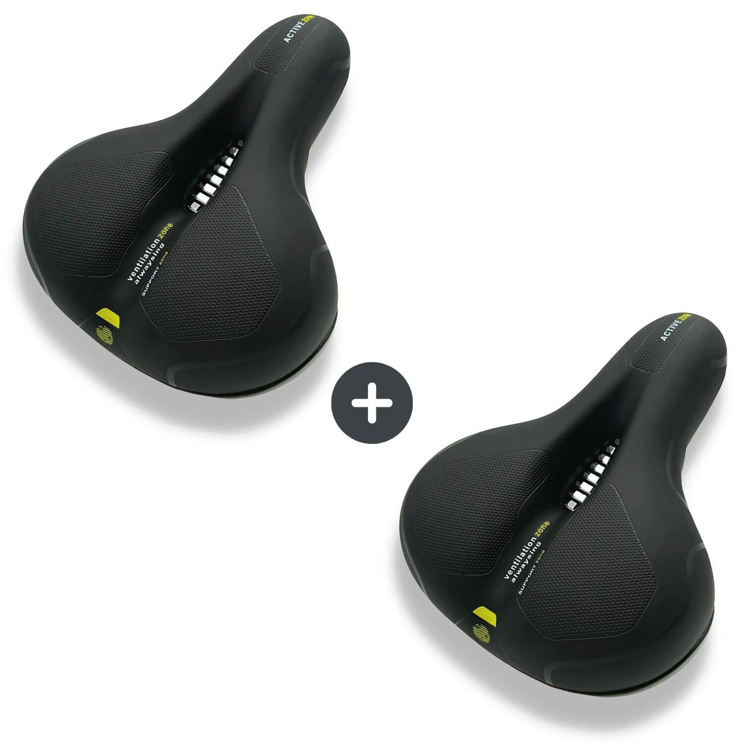 Bicycle Saddle Ergonomic Memory Foam Shock-Absorbing & Breathable