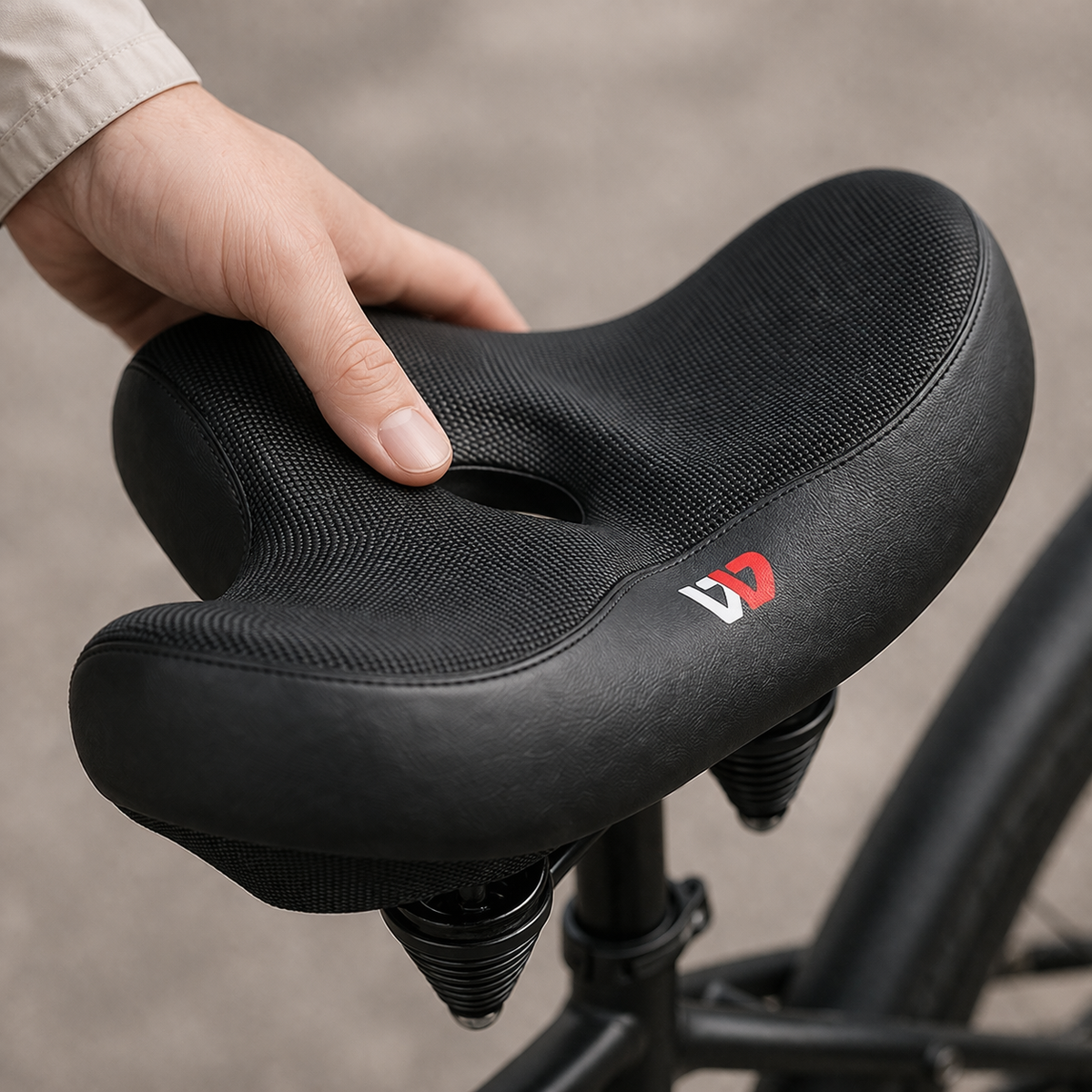 Bicycle Saddle Extra-Wide Ergonomic Breathable