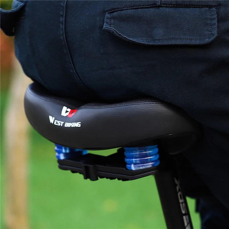 Bicycle Saddle Extra-Wide Ergonomic Breathable