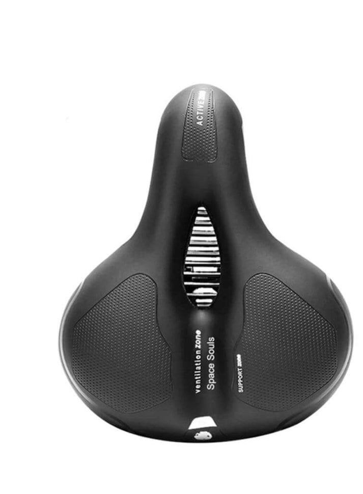 Bicycle Saddle Memory Foam & Gel Double Suspension