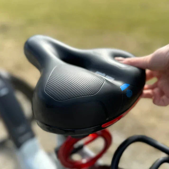 Bicycle Saddle Memory Foam & Gel Double Suspension