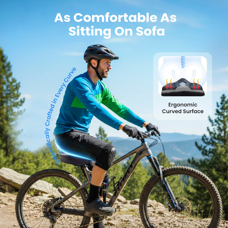 Bicycle Seat Cover Breathable & Waterproof Pressure Relief