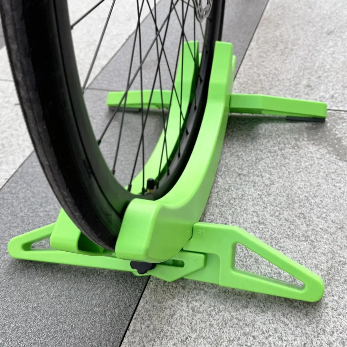 Bicycle Stand Foldable Universal Tire Fit Non-Slip Rubber Feet