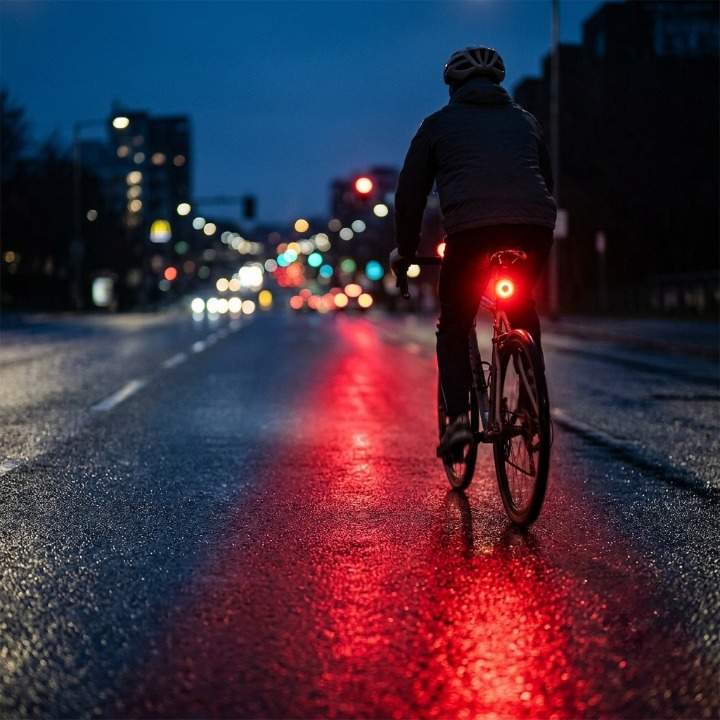 Bicycle Taillight Intelligent Brake Sensor USB Rechargeable 100 Lumens