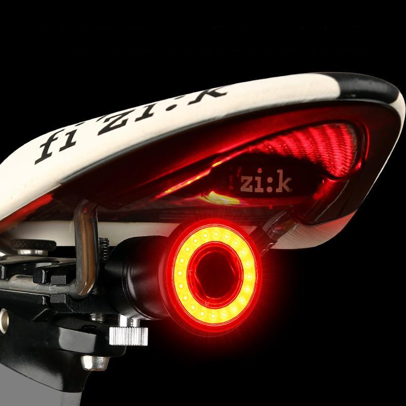 Bicycle Taillight Intelligent Brake Sensor USB Rechargeable 100 Lumens