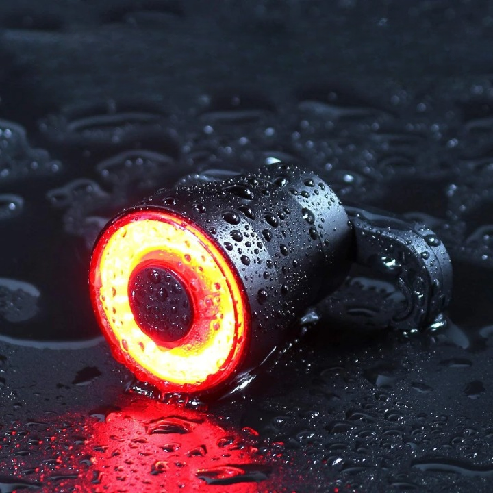 Bicycle Taillight Intelligent Brake Sensor USB Rechargeable 100 Lumens