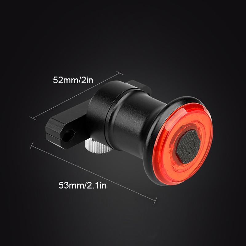 Bicycle Taillight Intelligent Brake Sensor USB Rechargeable 100 Lumens