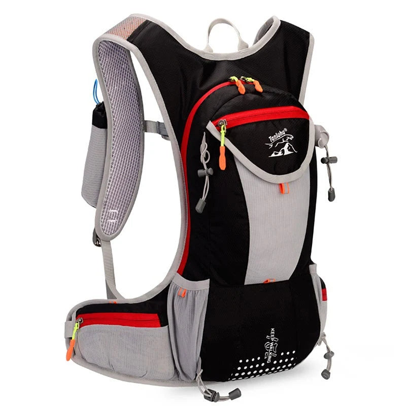 Bike Backpack Hydration-Ready Breathable Mesh & Water-Repellent