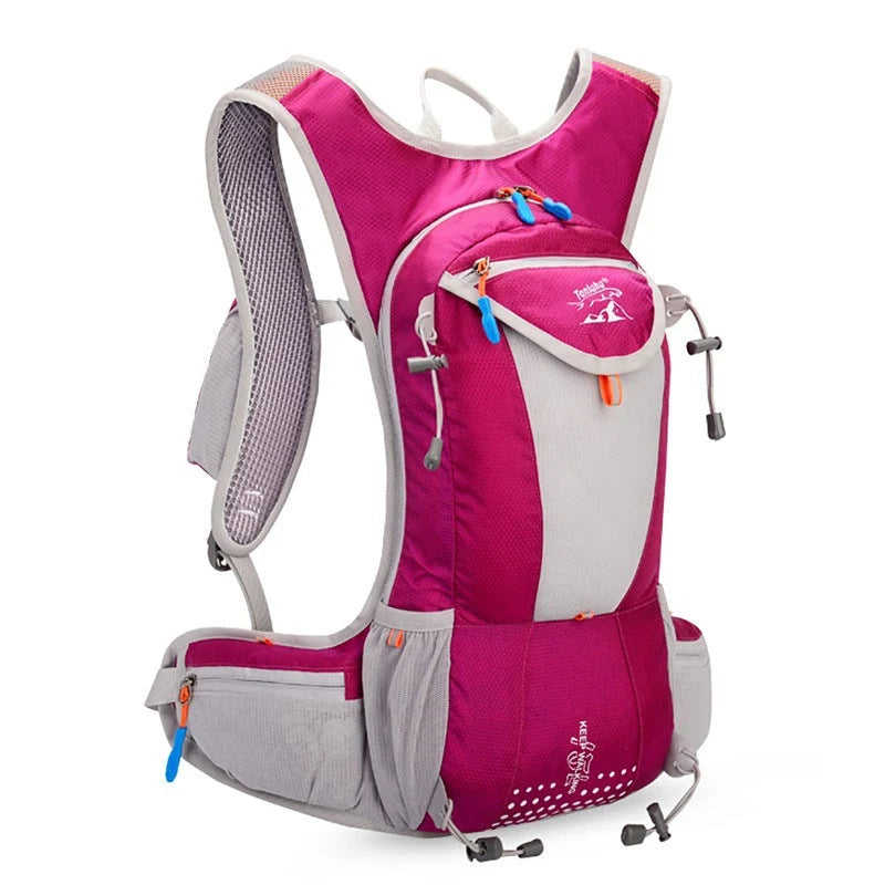 Bike Backpack Hydration-Ready Breathable Mesh & Water-Repellent