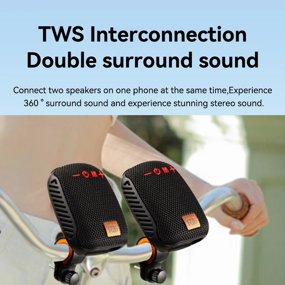 Bike Handlebar Speaker Bluetooth & Hands-Free Water-Resistant