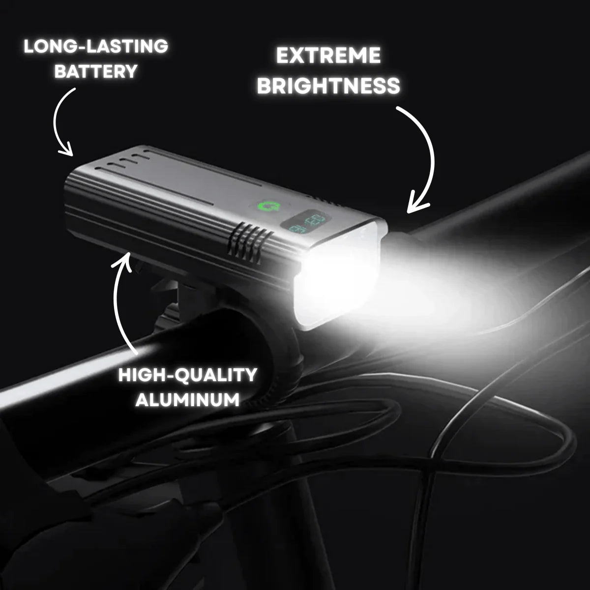 Bike Light 5000 Lumens USB-C Rechargeable