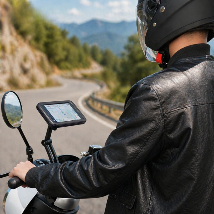 Bike Phone Mount Waterproof 360° Rotatable Tool Free
