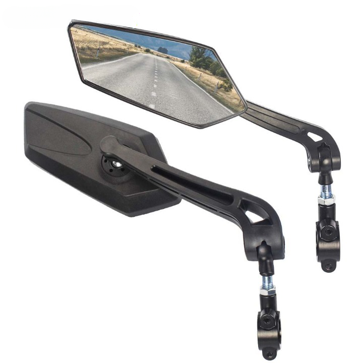 Bike Rearview Mirror 360° Rotation Locking Universal Clamp