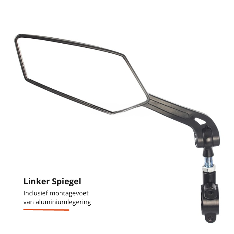 Bike Rearview Mirror 360° Rotation Locking Universal Clamp
