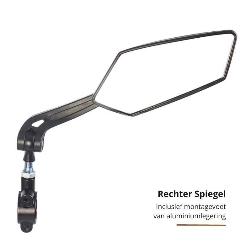Bike Rearview Mirror 360° Rotation Locking Universal Clamp
