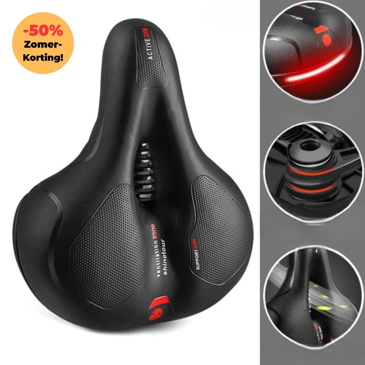 Bike Saddle Ergonomic Shock-Absorbing Ventilated