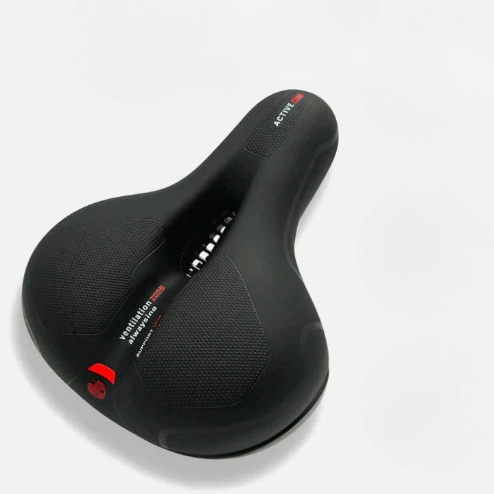 Bike Saddle Ergonomic Soft Padding Reflective Strip