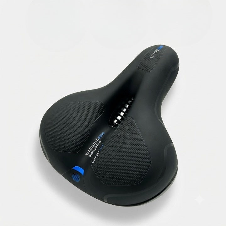 Bike Saddle Ergonomic Soft Padding Reflective Strip