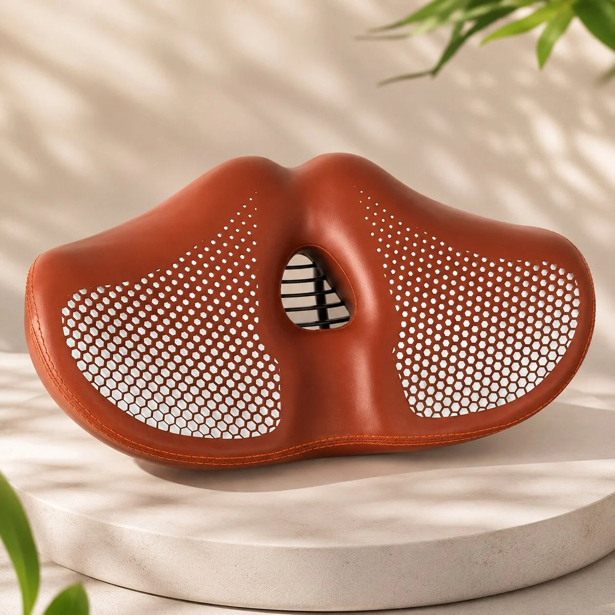 Bike Saddle Noseless Extra Wide Dual-Spring & High-Density Foam