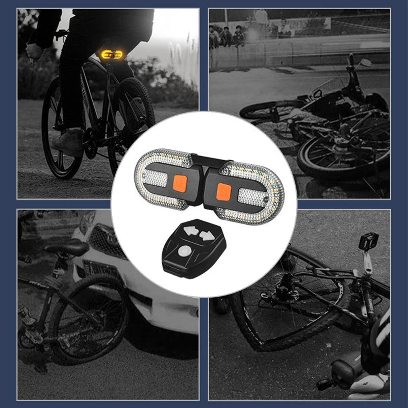 Bike Taillight Wireless Remote & USB Rechargeable