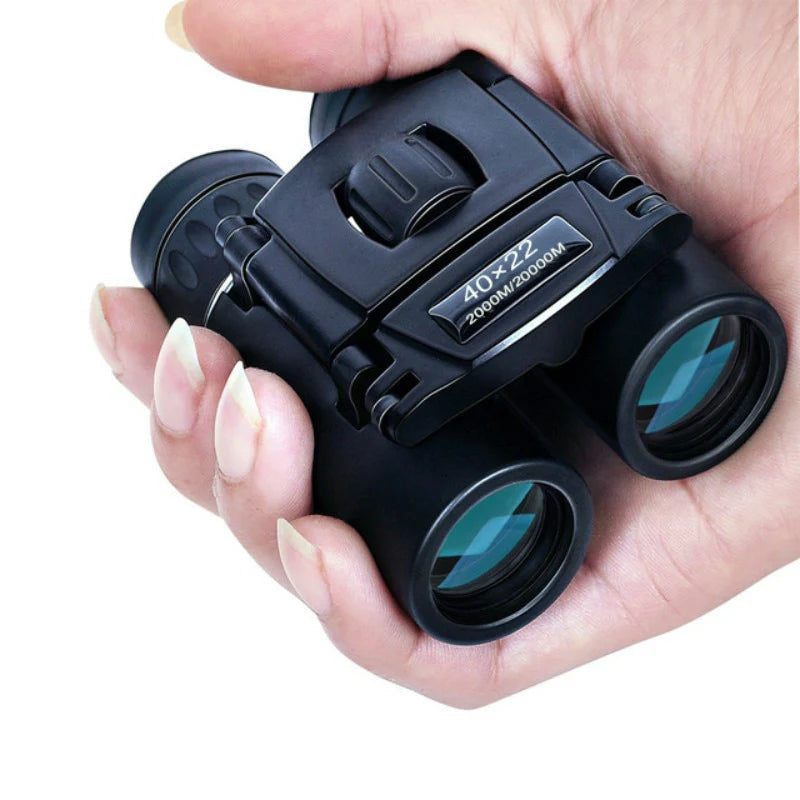 Binoculars 40x Magnification Compact Folding Multi-Coated