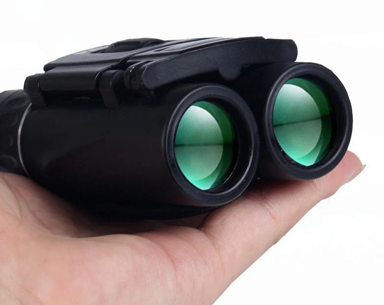 Binoculars 40x Magnification Compact Folding Multi-Coated