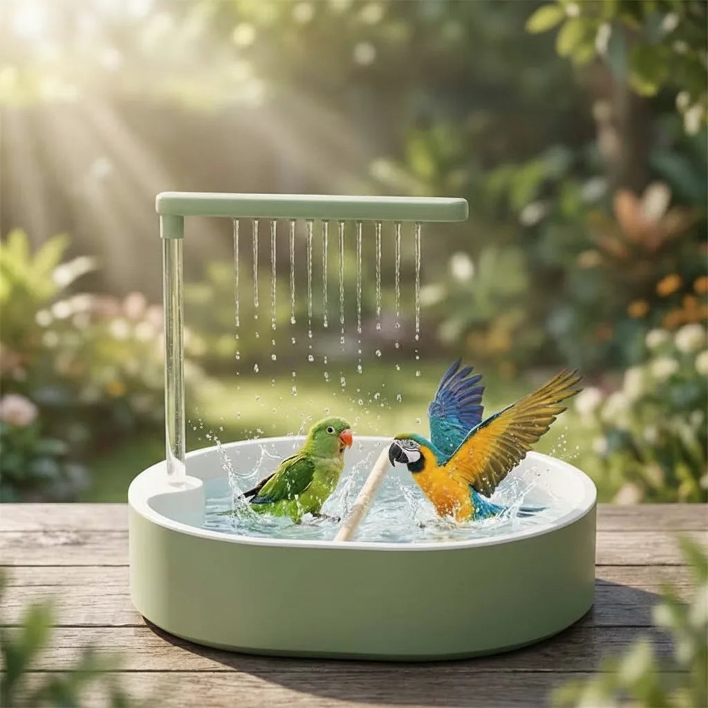 Bird Bathtub Circulating Pump USB Powered Non-Slip Basin