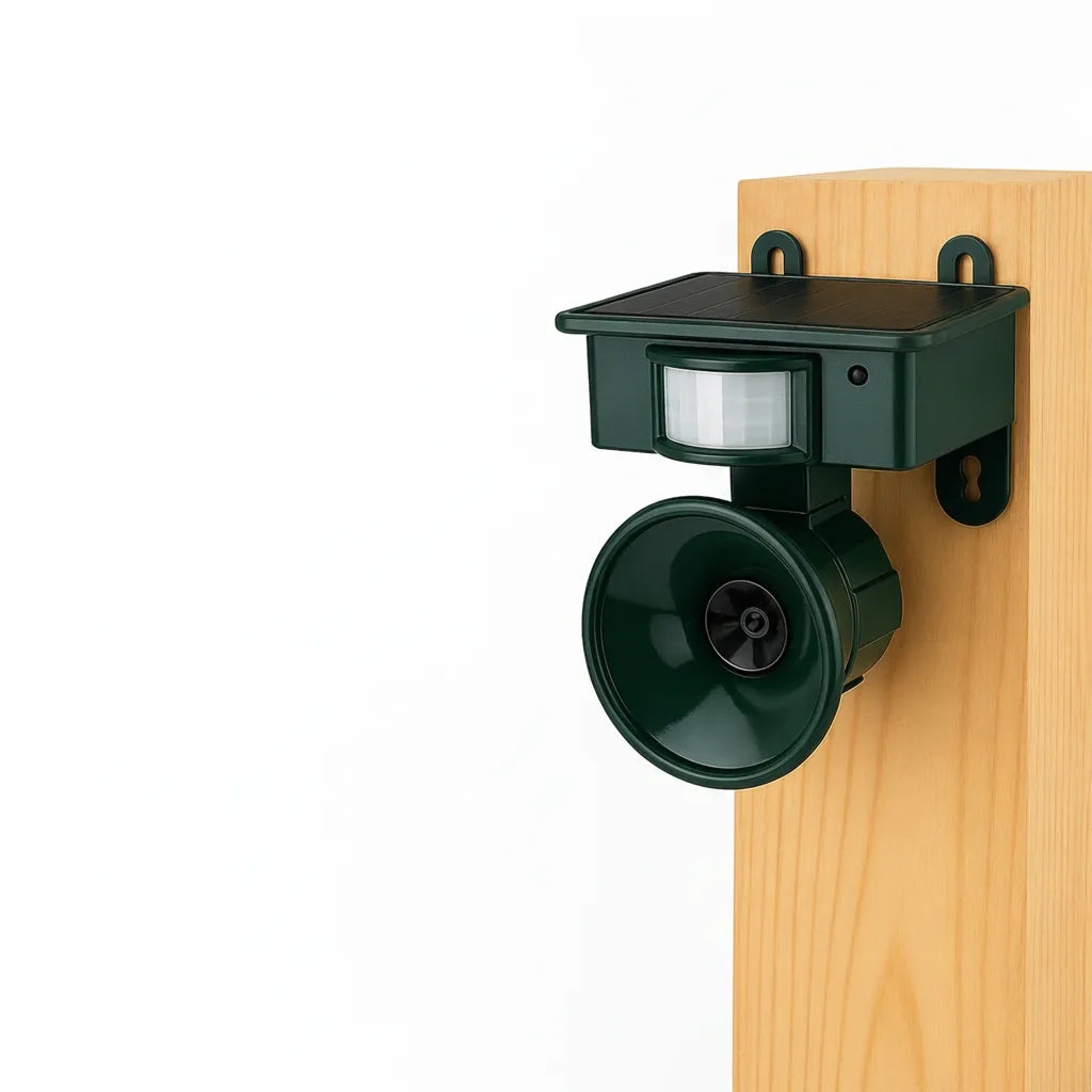 Bird Deterrent PIR Sensor Solar Powered Natural Predator Calls