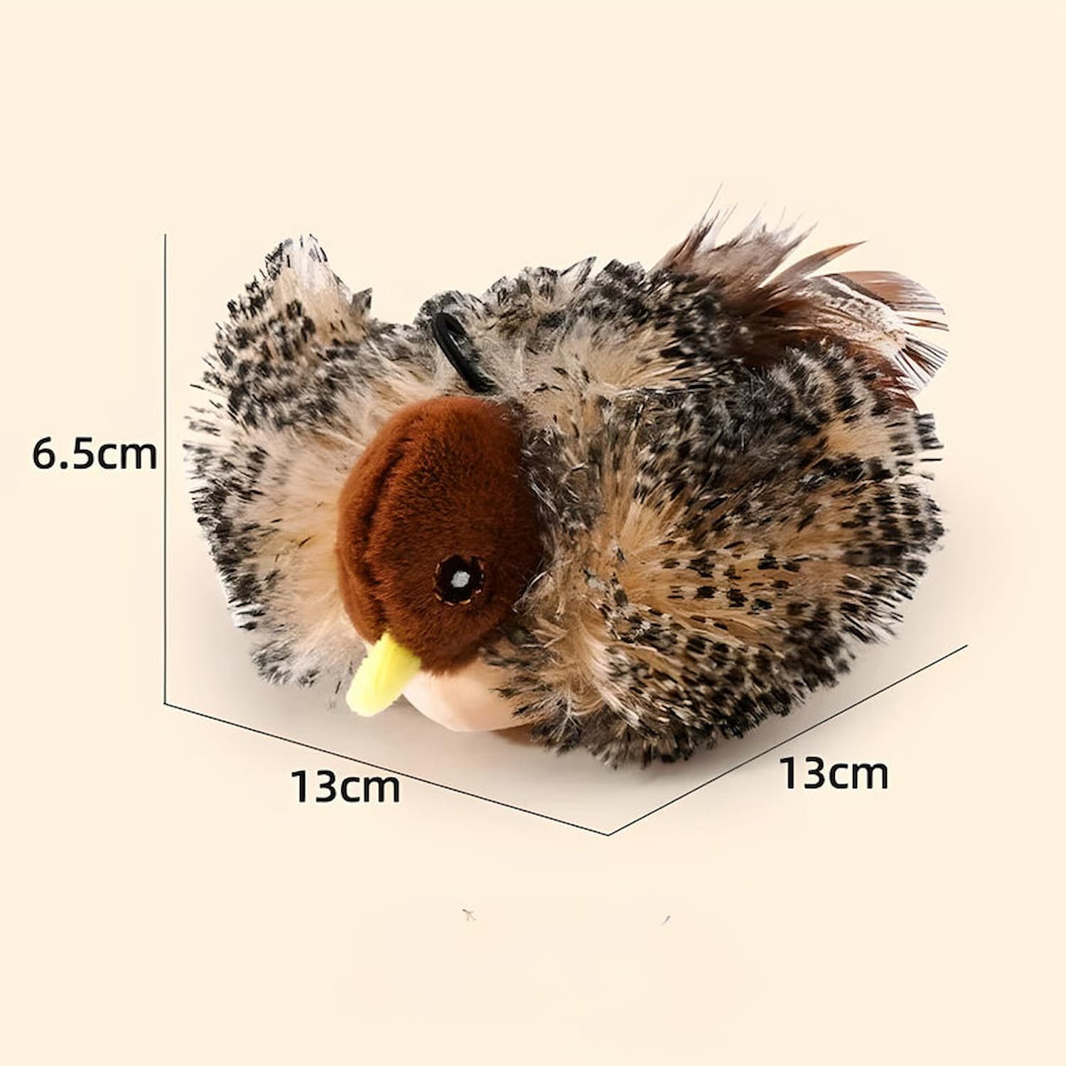 Bird Hunting Toy Rechargeable & Touch-Activated Fluttering Wings