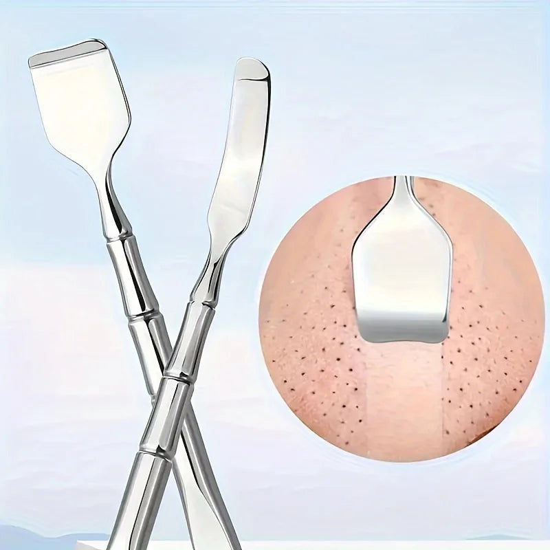 Blackhead Remover Stainless Steel Double-Sided Ergonomic Grip